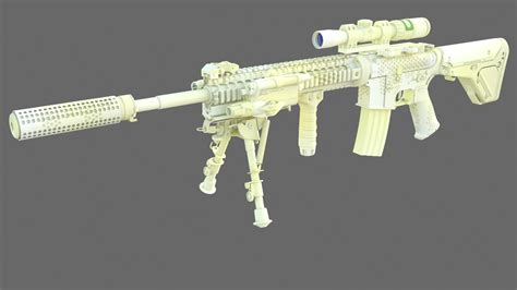 3d m4a1 sopmod model