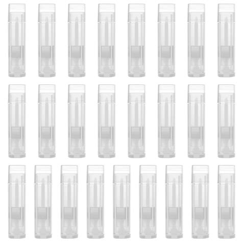 25 Pcs Lipstick Holder Chapstick Tubes Empty Lip Balm Tubes Air Traffic