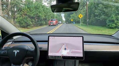 Tesla Fsdbeta 1069 Vs Small Narrow Roads In Virginia Fsd Elonmusk Fsdbeta Ai Car Tesla