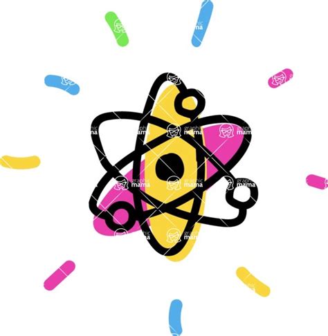 Colorful Doodle Science Icon Cute Icons Mega Pack Graphicmama