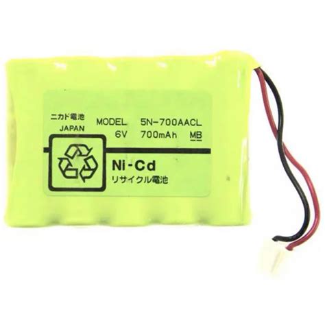 1Pce 5N 700AACL 6V Rechargeable Battery Pack Accessories Png