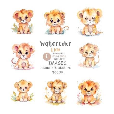 Aquarell Kawaii L We Clipart Bundle Kommerzielle Nutzung Etsy De