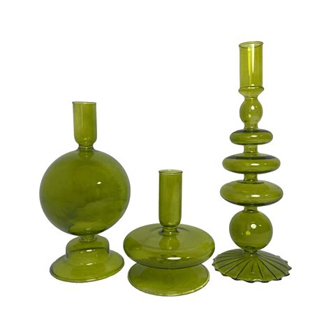 Modern Glass Candle Holders