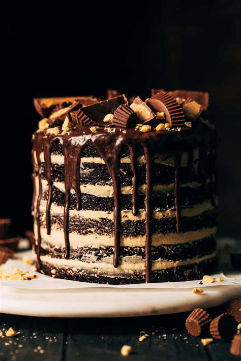 Six Layer Peanut Butter Chocolate Cake Butternut Bakery