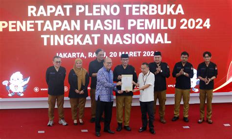 KPU Umumkan Hasil Pemilu 2024