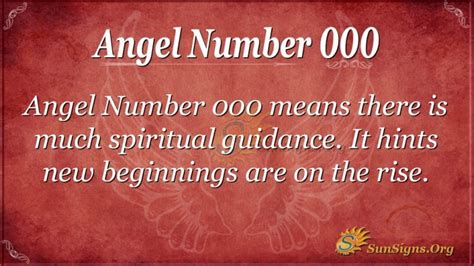 Angel Number 000 Meaning - How Does It Affect You? - SunSigns.Org