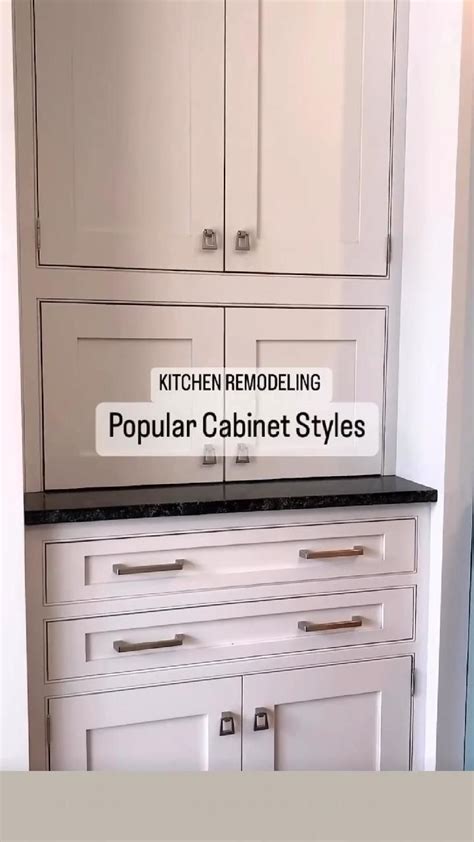 Popular Cabinet Styles for Your Kitchen | White kitchen cabinets ...