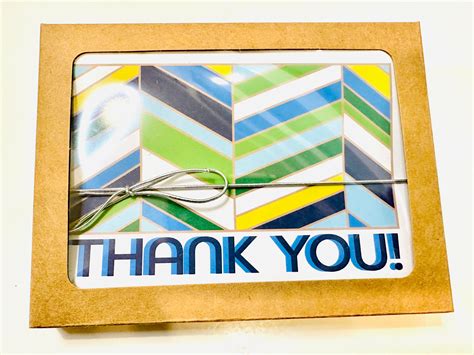 Thank You Cards Boxed Set Stationery Etsy