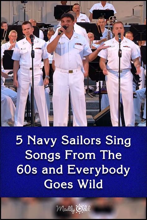 5 Navy Sailors Sing Songs From The 60s and Everybody Goes Wild | Songs ...