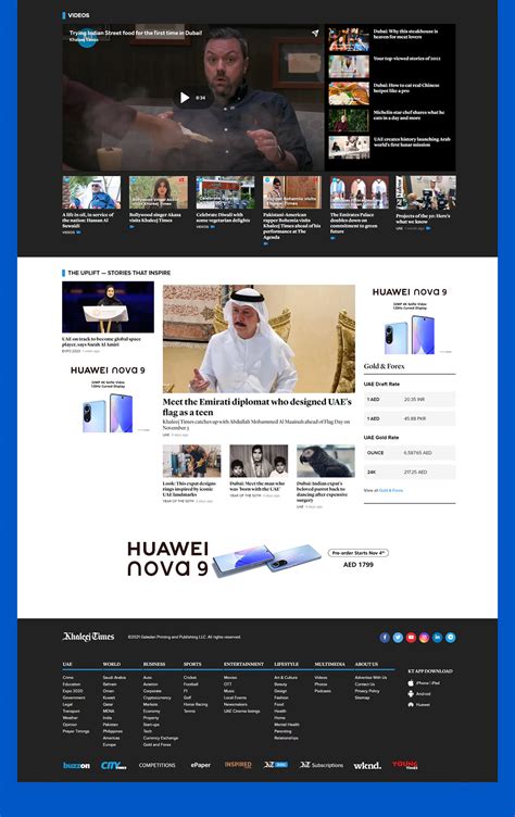 Khaleej Times - Website & Mobile App :: Behance