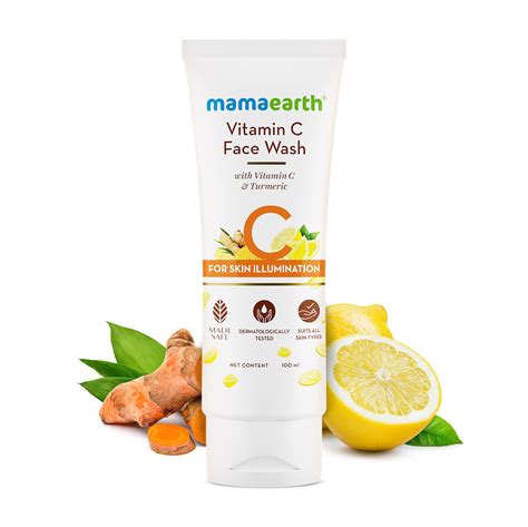 Buy Mamaearth Vitamin C Face Wash With Vitamin C And Turmeric For Skin