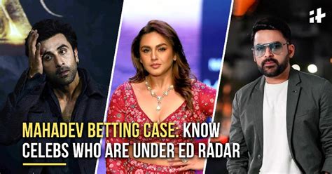 Mahadev Betting Case Know Celebs Who Are Under Ed Radar