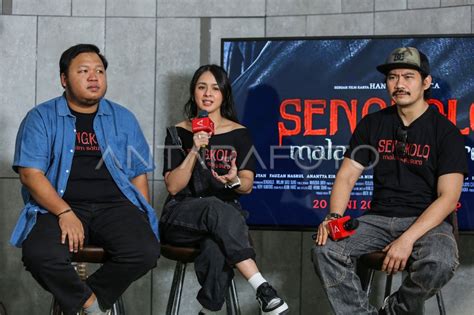 Kunjungan Pemeran Film Sengkolo Malam Satu Suro Ke Antara ANTARA Foto