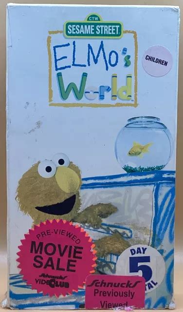 SESAME STREET ELMO'S World VHS 2000 Tested **Buy 2 Get 1 Free** $3.42 ...