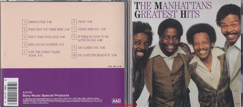 The Manhattans Greatest Hits Sony Special Products By The