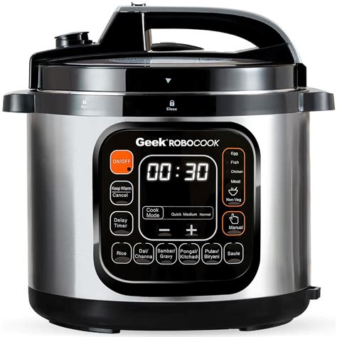 Buy Geek Robocook Zeta In Automatic Electric Pressure Cooker L