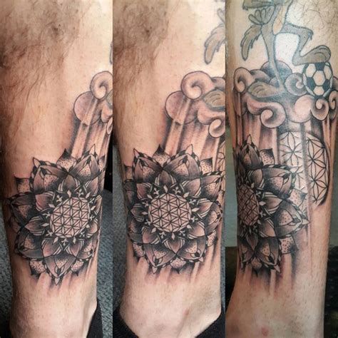 105+ Cool Flower of Life Tattoo Ideas – The Geometric Pattern Full of ...