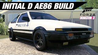 Initial D Toyota AE86 Trueno Build Forza Horizon 3 Doovi