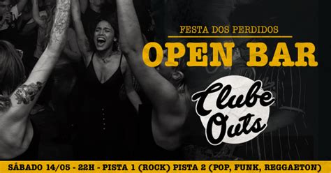 Festa Dos Perdidos Open Bar Pista Rock Pista Funk Pop