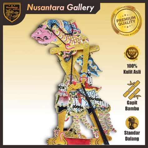 Jual Wayang Kulit Sapi Asli Aswatama Kualitas Biasa Ukuran Standar