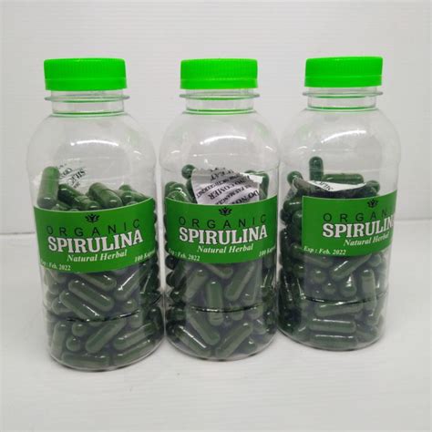 Jual Masker Spirulina Murah Isi 50 Kapsul 100 Kapsul Shopee Indonesia