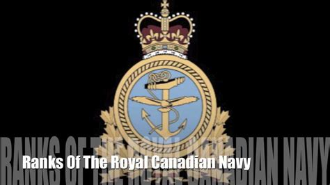 Ranks Of The Royal Canadian Navy Youtube