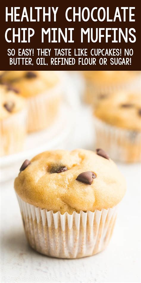 Healthy Chocolate Chip Mini Muffins Artofit