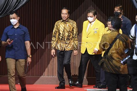 PUNCAK PERAYAAN HUT KE 58 PARTAI GOLKAR ANTARA Foto