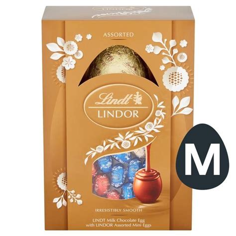 Lindt Lindor Shell Egg With Mini Eggs Size 215g Artofit