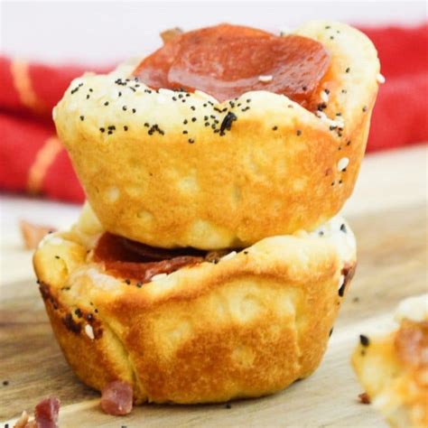 Pizza Cupcakes Mini Deep Dish Pizzas Bake Me Some Sugar