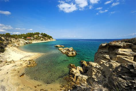 Greece Fava Beach Vourvourou Greece Sunsword And Moonsabre Flickr