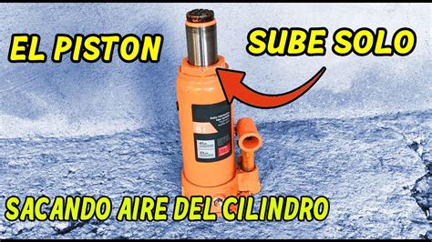 Gato Hidraulico Tipo Botella El Piston Sube Solo No Se Queda En La