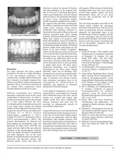 Diode laser applications in periodontics