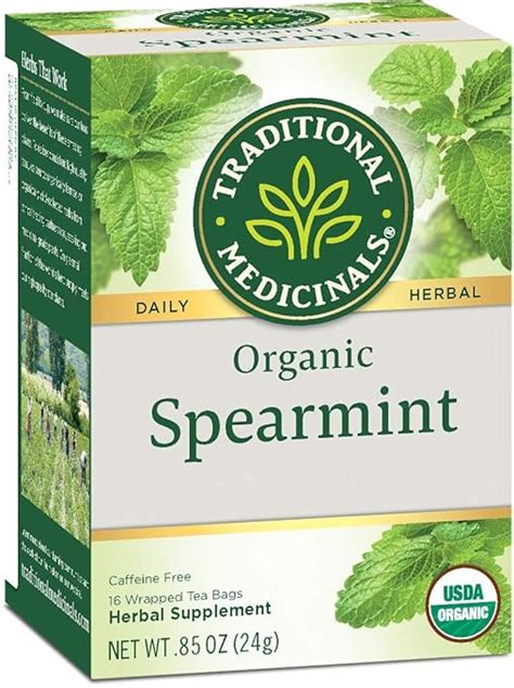 Amazon Traditional Medicinals Organic Spearmint Herbal Tea