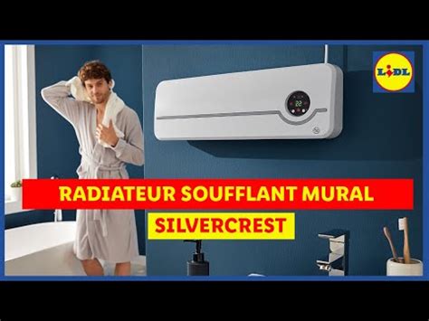 Radiateur soufflant mural en céramique SILVERCREST en vente le jeudi 07