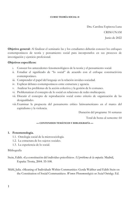 Carolina Espinosa Luna On Twitter Aqu El Programa De Ts Ii Que