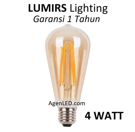 Jual Lumirs Lampu Filamen Led St W Bohlam W Watt Bulb Edison