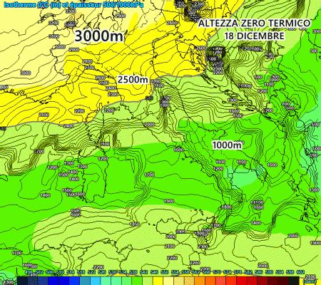 Zero Termico Alle Stelle Tra 18 E 19 Dicembre Le MAPPE MeteoLive It