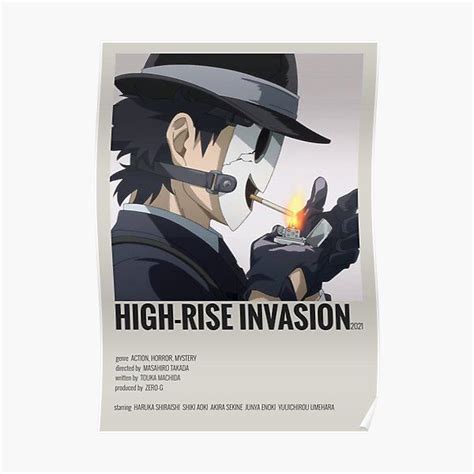 High Rise Invasion Premium Matte Vertical Poster Anime Titles Anime