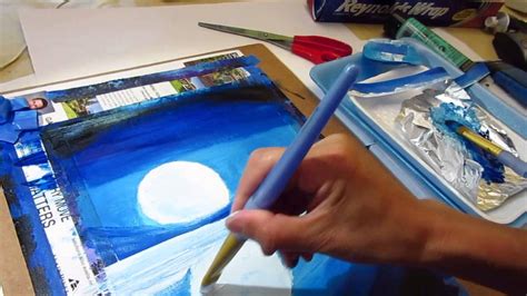 Moon Reflection Painting at PaintingValley.com | Explore collection of ...