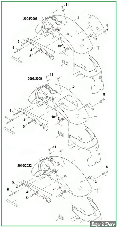 ECLATE O PIECE N 00 ECLATE DES PIECES DE GARDE BOUE ARRIERE