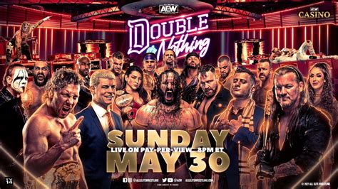 Carte De Aew Double Or Nothing 2021 Catch Newz