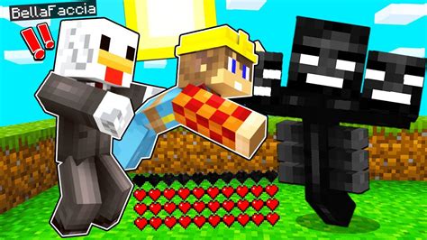 Ultima Mansave Contro Bellafaccia Su Minecraft Ita Youtube