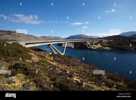 Kylesku Bridge, Sutherland, Scotland, Britain Stock Photo - Alamy