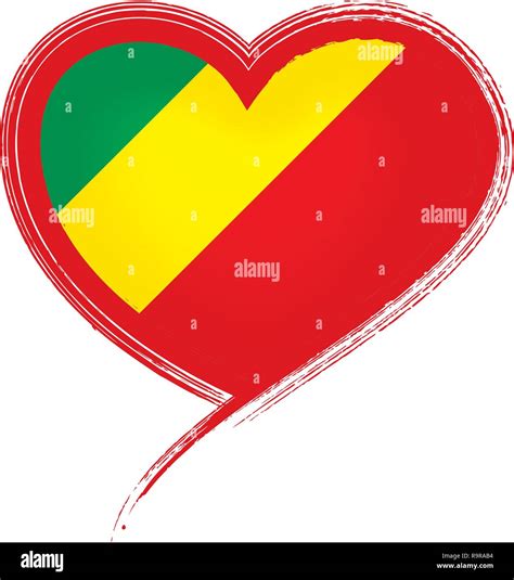 Congo Heart Cut Out Stock Images Pictures Alamy