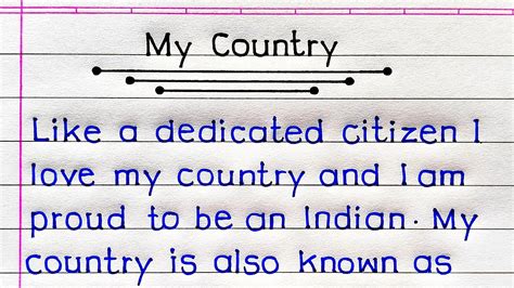 My Country Essay In English Essay On My Country India Essay On My