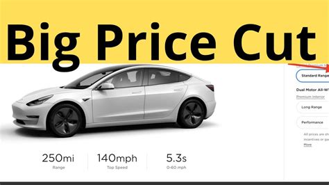 How Much Tesla Cut Prices Of Model 3 Model S And Model X Youtube