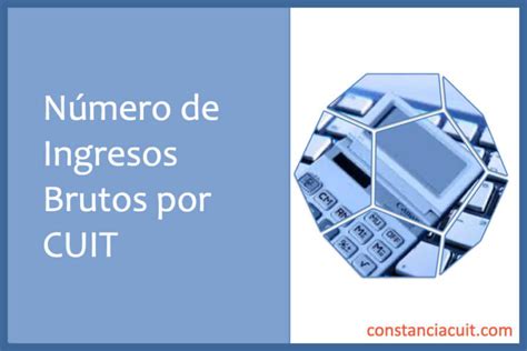 Número De Ingresos Brutos Por Cuit Agip Arba Constancia 2024