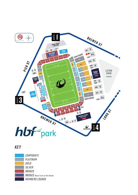 HBF Park Map by Western Force - Issuu