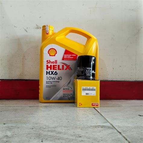 Jual Paket Oli Shell Helix Hx W Filter Oli Honda Brio Rs Satya